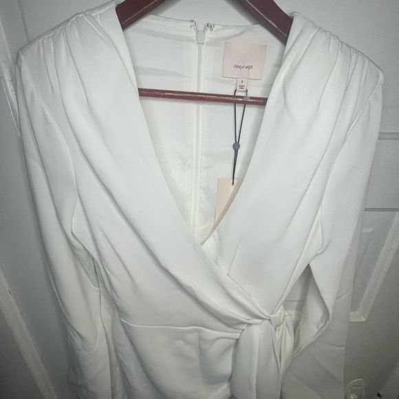 NWTs Cinq a Sept Sierra Wrap Minidress Size 8 - Picture 6 of 13